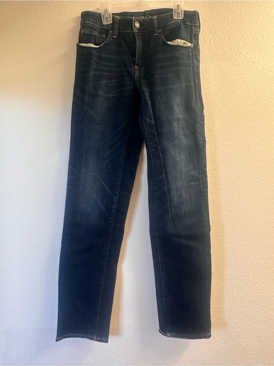 American Eagle Outfitters Denim - American Eagle Outfitters Dark Blue Straight Jeans
